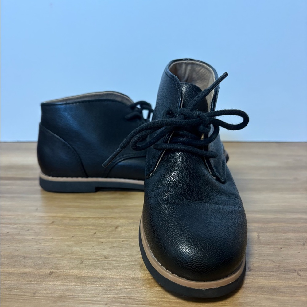 Perry Ellis Black Kids Dress Shoes